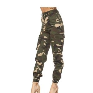 Camo cargo pants